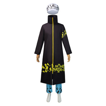 Anime One Piece Trafalgar D. Water Law Cosplay Disfraz Adulto Traje De carnaval Halloween Fiesta